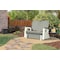 Suncast Elements Adirondack Glider with Storage and Two-Tone Dove Gray and Ice Cube collection BMGL1020 - alternate 2